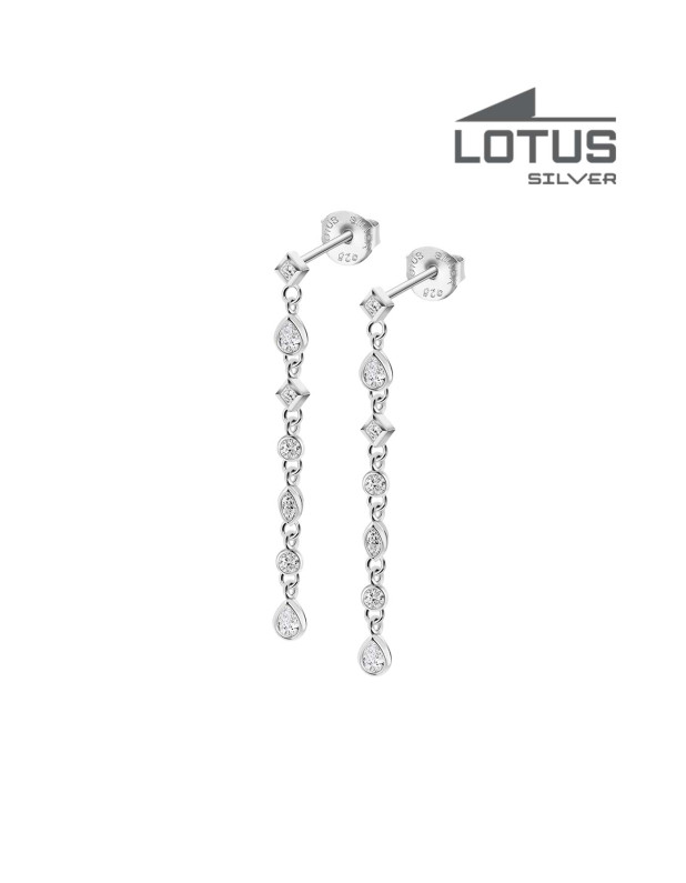 LOTUS SILVER EARRINGS